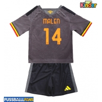 AS Roma Donyell Malen #14 3rd trikot Kinder 2026-27 Kurzarm (+ Kurze Hosen)